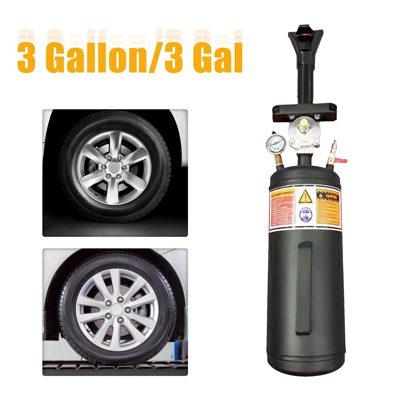 3 gallons tires filler tires booster inflator car tires booster filling aid New