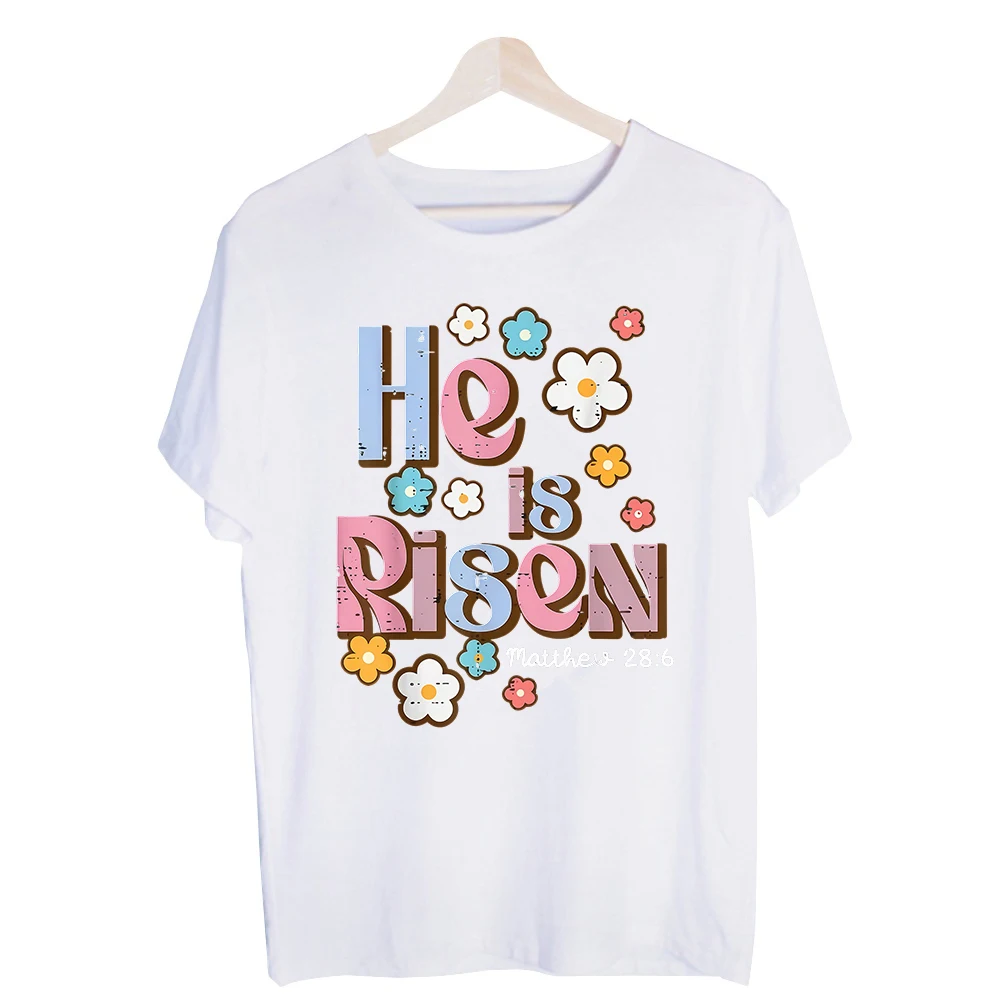 Women's Floral Letter Print Graphic Tee, Vintage Style Short Sleeve T-Shirt for Spring Casual Outfits