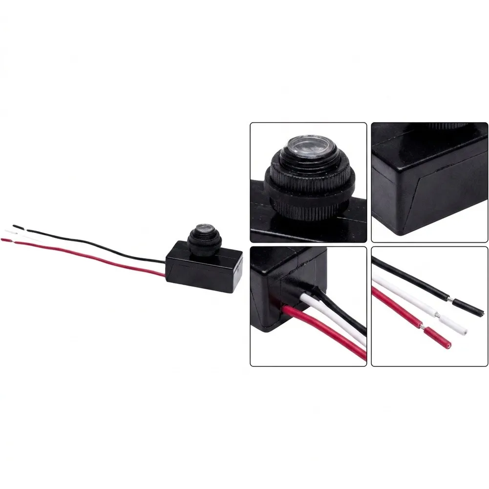 NK‑B/E50 Street Light Photocell Control Switch, DC 12V‑48V DC Light‑Controlled Sensor Switch, Automatic On‑Off Controller