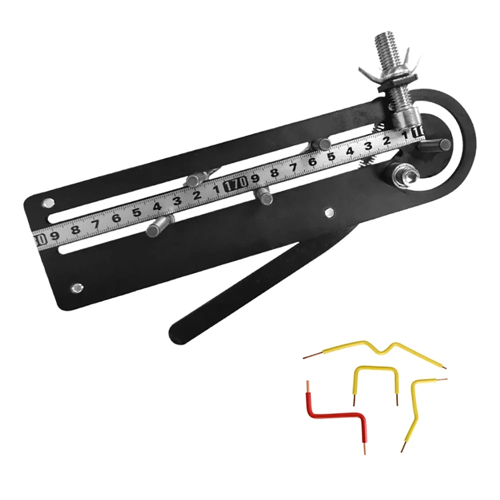 Mini Manual Wire Bending Machine 1-25MM2 Power Cable BV Hard Wire Bender Copper Iron Wire Bending Tools 20-150° Angle Control