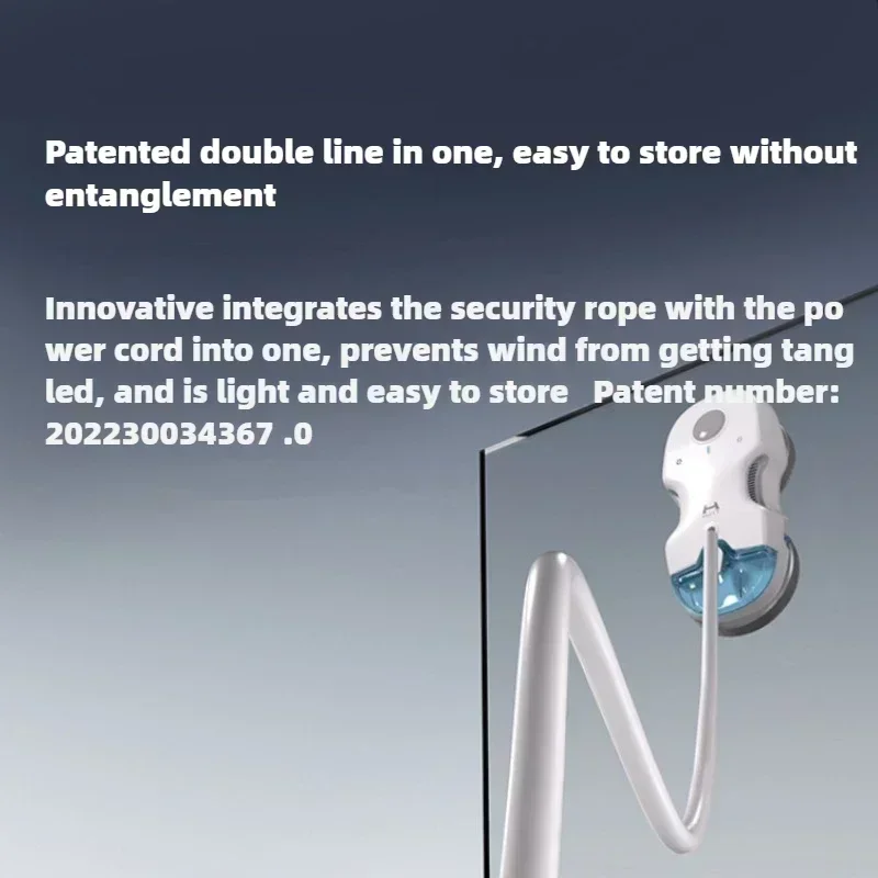 HUTT-C7 Window Cleaning Robot, Fully Automatic Water Spraying, Clean the Glass Inside and Outside the Window