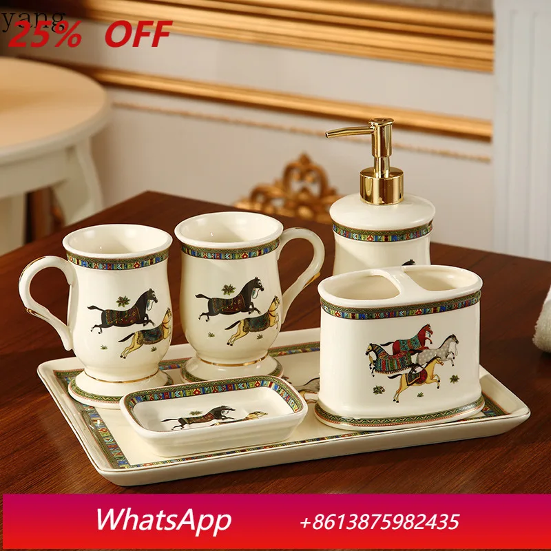 

CX ceramic household high-end tooth tank washing cup creative tooth storage box