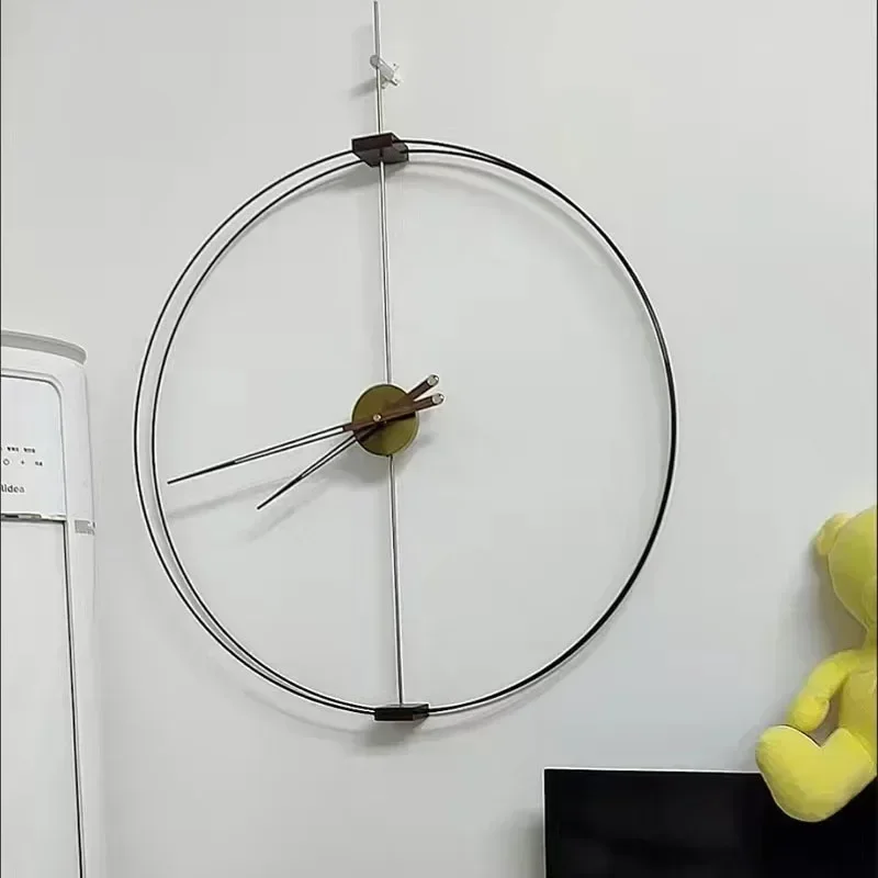 ساعات الحائط الأوروبية خمر غرفة المعيشة جدارية الفن الحمام الإبداعية موضة الشمال ساعة مطعم Horloge ديكور المنزل