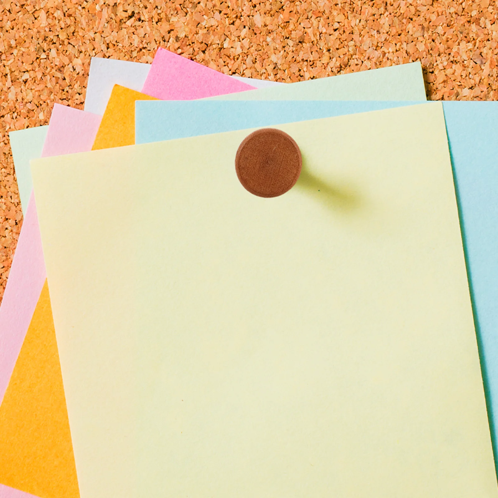 دبابيس ضغط خشبية مزخرفة 100 قطعة مسامير جدارية صغيرة لخريطة معلقة عرض الصور لوحة الفلين زينة دبابيس وضع العلامات الحرفية #5