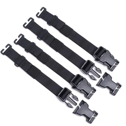 4PCS Tactical Rush Tier System Outdoor Portable Molle Backpack Straps Accessories for Outdoor Camping Hiking Mountaineering