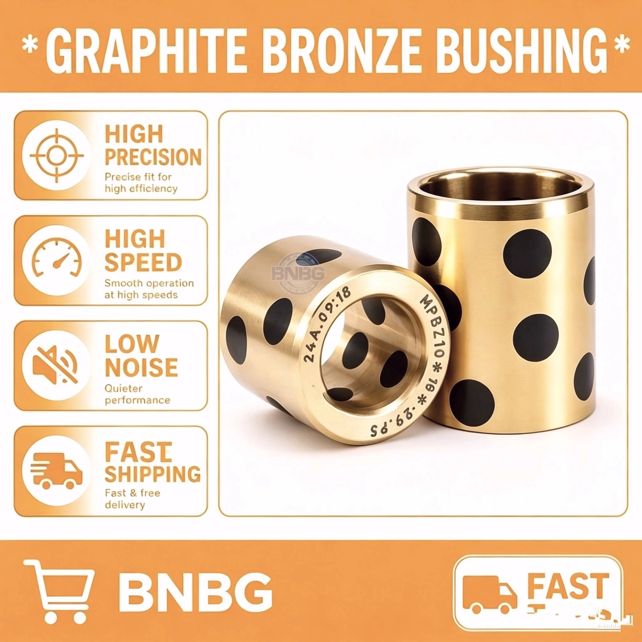 2PCS Bronze Bushing OD6 7 x ID 4 5 mm Graphite Copper Sleeve Oil-free Bearing Liner Copper Alloy Motor Pump Self-lubricating