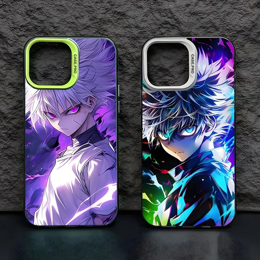 Anime Hunter X Hunter Phone Case For IPhone 15 14 13 12 11 Pro Max XR XS Max Shockproof Luxury Colorful Shell