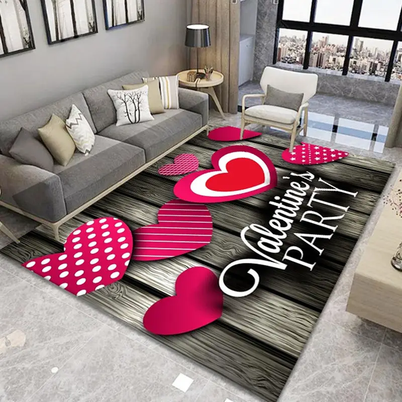 Nordic style i carpet bedroom living room full of cute household bedside coffee table fresh large floor mat