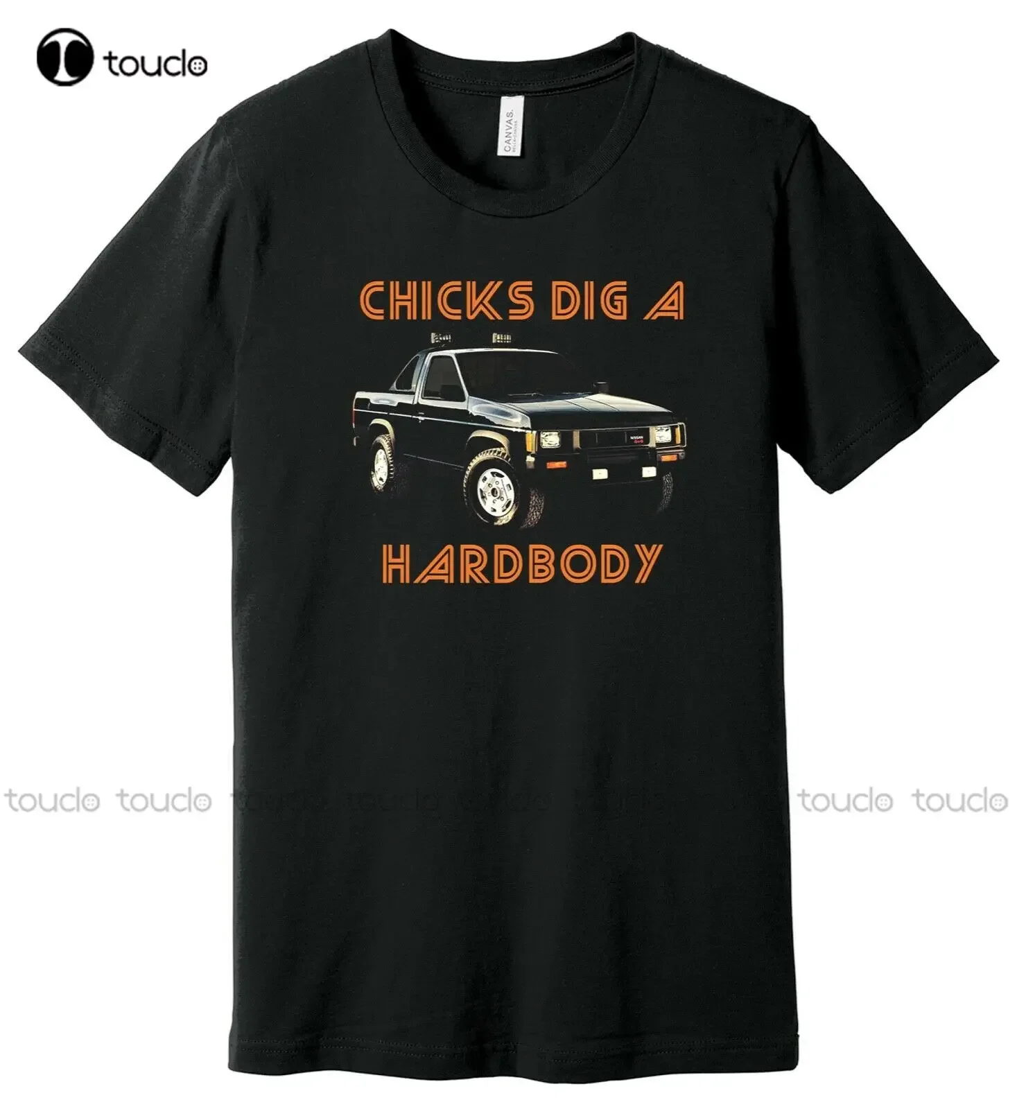 Chicks Dig A Hardbody – Nissn Truck - 100% Ringspun Cotton T-Shirt White Button Down Shirt Women Fashion Tshirt Summer Tshirt