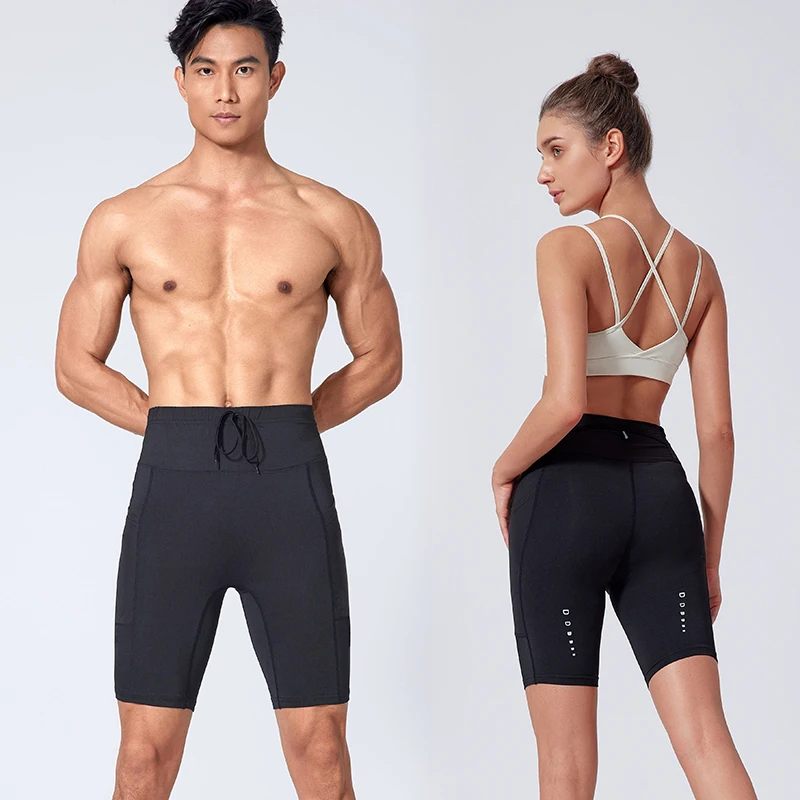 

Высокоэластичные плотные спортивные шорты для марафона для мужчин и женщин, быстросохнущие компрессионные штаны для бега в тренажерном зале и фитнеса, йоги, велоспорта, женские