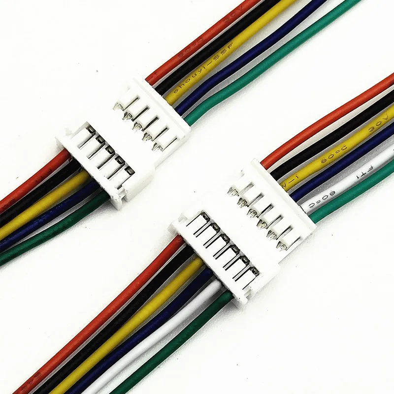 5Pairs JST 1.25 Male Female Wire Connector Pitch 1.25mm 2P 3P 4P 5P 6P MX 1.25 JST Plug Jack Terminal Cable Length 10CM 15/20CM