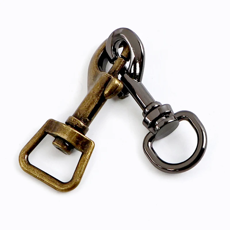 

Meetee 5/10Pcs 15mm Carabiners for Bags Strap Swivel Lobster Clasp Keychain Connector Buckles Dog Leash Trigger Clips Snap Hook