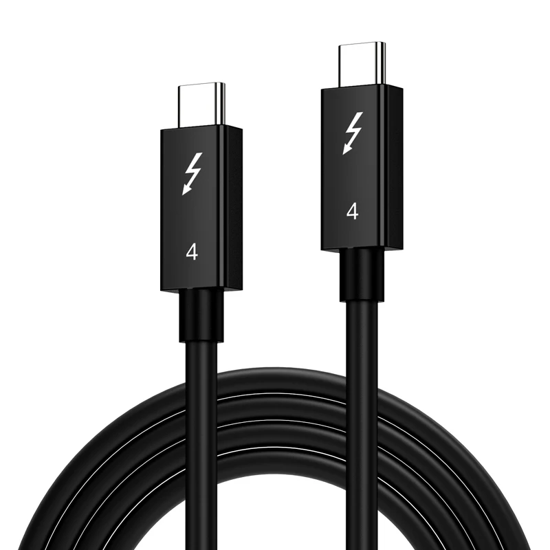 USB4 TB4 Type-C Cable 40Gbps 8K PD100W E-Marker Coaxial Cord for Laptop Switch Phone Hard Drive