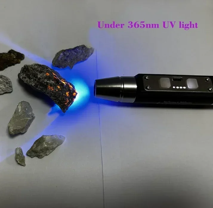 Shortwave UVC 254nm & Longwave  365nm 395nm UV Lamps USB Rechargeable Tagged Stamps Detector LED Flashlight With Black Filter