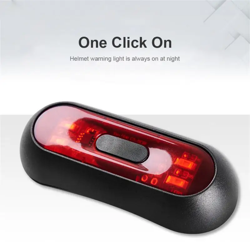 

Motorcycle Warning Light Helmet LED Smart Light Night Cycling Safety Signal Universal Bicycle Helmet Taillight Accessrioes