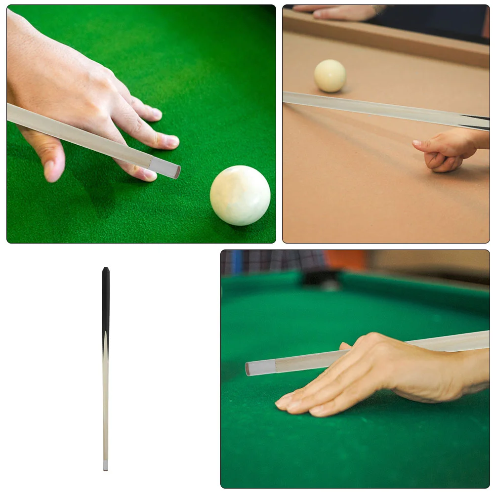 3 Pcs Mini Pool Cue Kid Billiard Stick Checker Board Wooden Table Assemble Portable Toddler