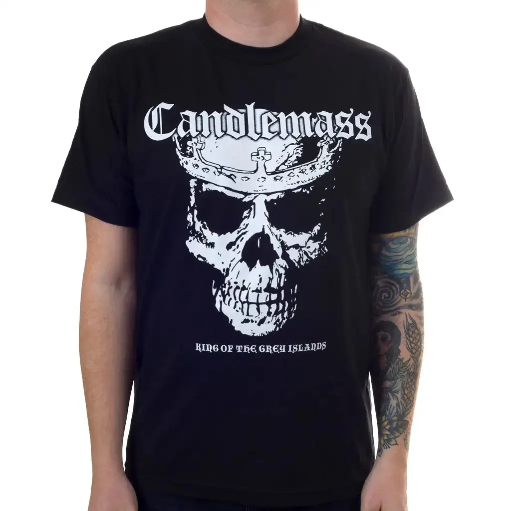 Fit Candlemass Graphic T-shirt Short Sleeve Fashion Tee Luxury Casual Vintage Retro Top Suitable for Both Men and Women
