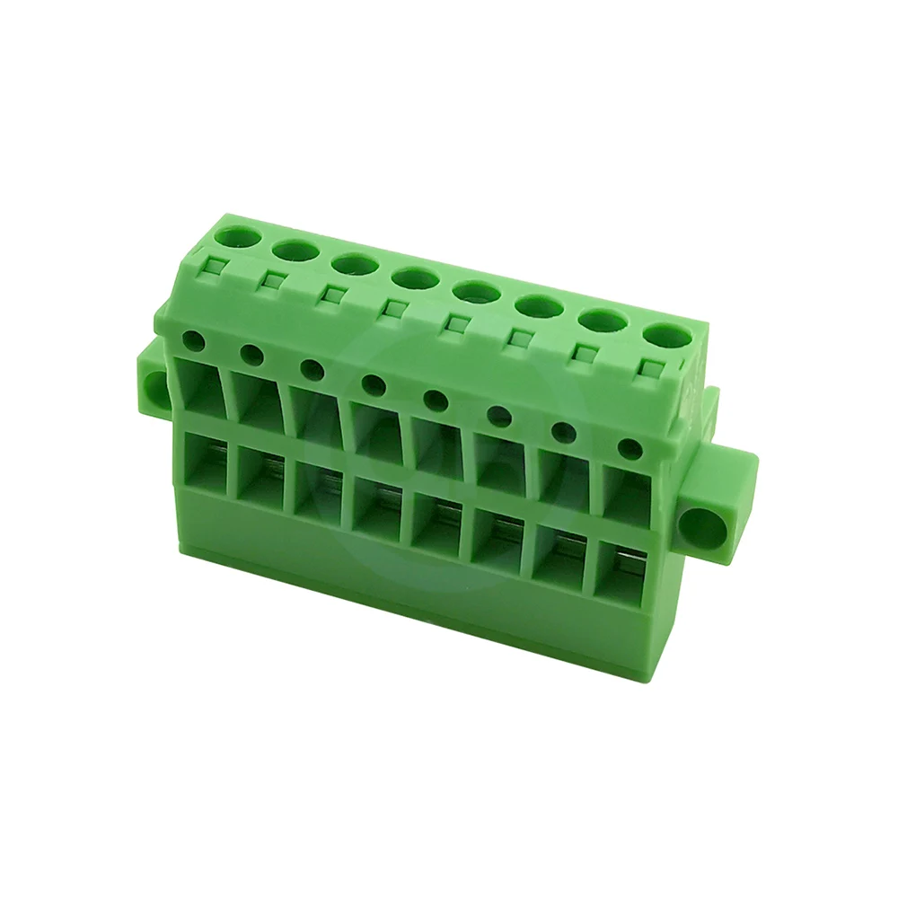 (10 pcs) KF 2EDGKHM 5.08MM Phoenix Double Plug PCB Terminal Block 15EDGKHM 5.08 2-12Pin