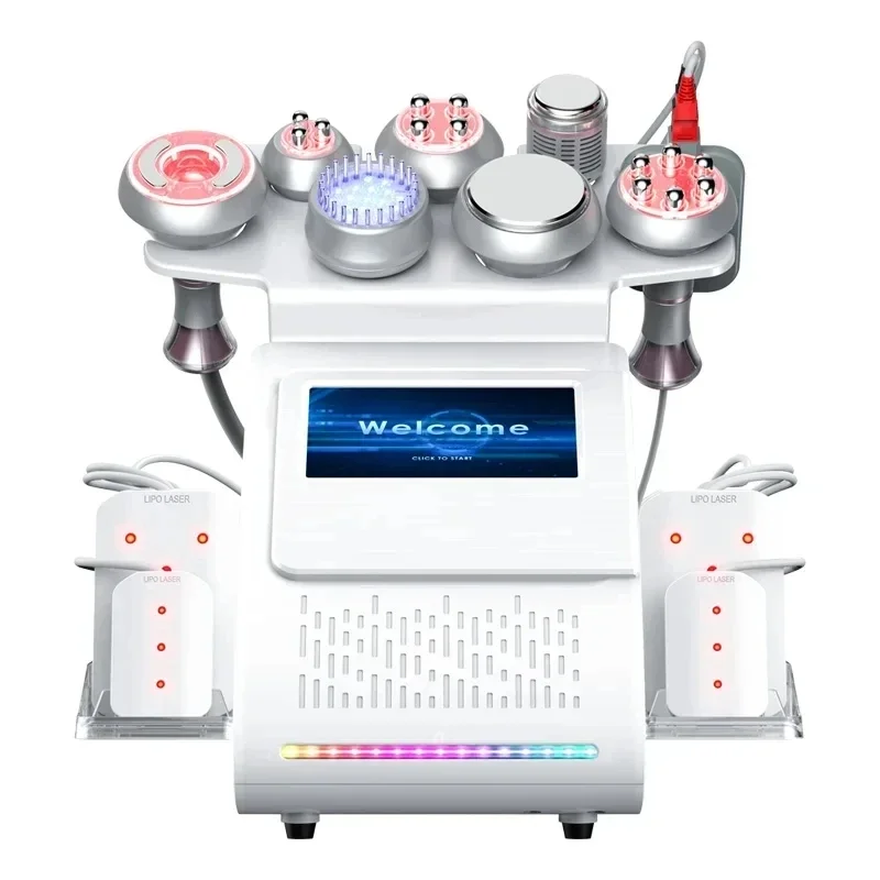 

9 In 1 80k Ultrasonic Cavitation Vacuum RF Laser Weight Loss Machine Suitable Body Sculpting Machine