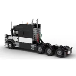 Building Block MOC-185612 Truck Car Semi-trailer 748PCS Construction Model Ornament Children's Birthday Gift Christmas Toy