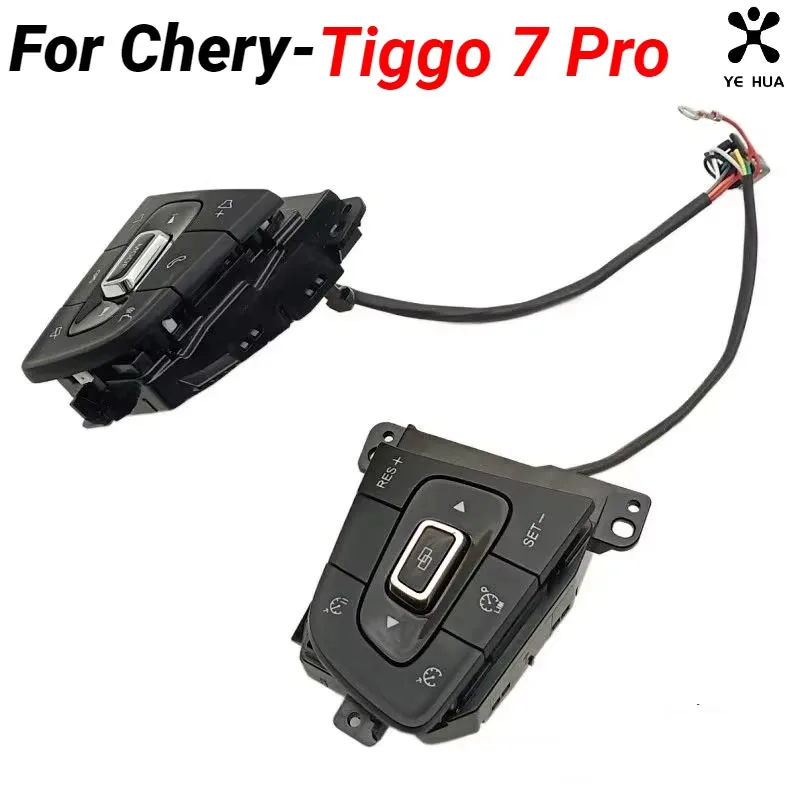 For Chery Tiggo 7 2020 2021 Steering Wheel Button Multifunction Switch Car Accessories Cruise Control Button Automobiles Parts