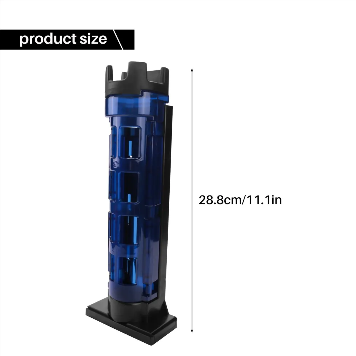 New Arrival Fashion Fishing Rod Holder Raft Fishing Accessories Vertical Inserting Device for Box Fishing Tackle-Blue