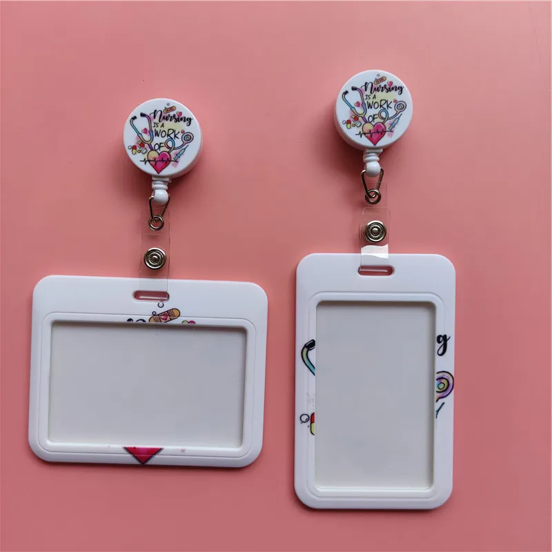 Arzt, Krankenschwester, einziehbarer Schnallen-Clip, Kartenhalter, horizontal, Business-Abzeichen, Rolle, Clip, Karteninhaber, Krankenhausarbeiter, zum Aufhängen, Ausweishalten – Detail 18