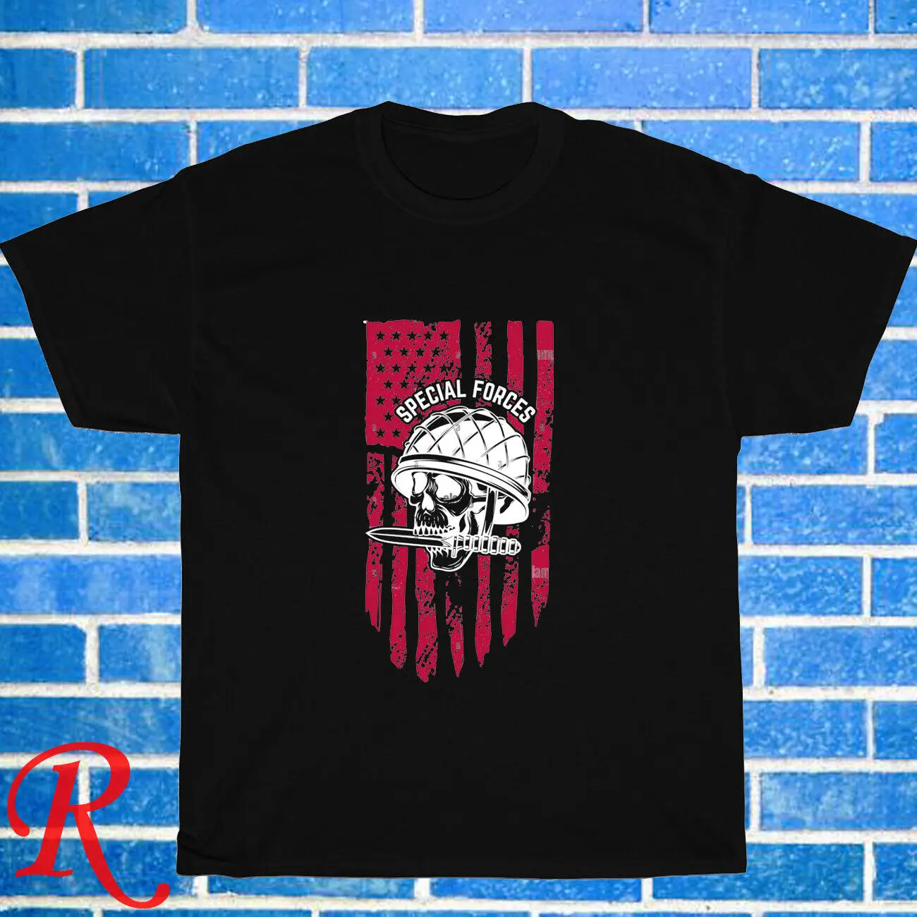 American Flag Skull Knives Out Black/Grey/Navy/White Size S-5XL Unisex T-Shirt