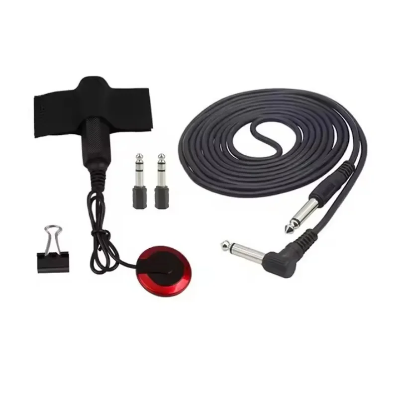 

Pickup Bass Guitar Violin Accessories Electronic Microphone Transducer with Instrument Piezoelectric Amplifier Cable