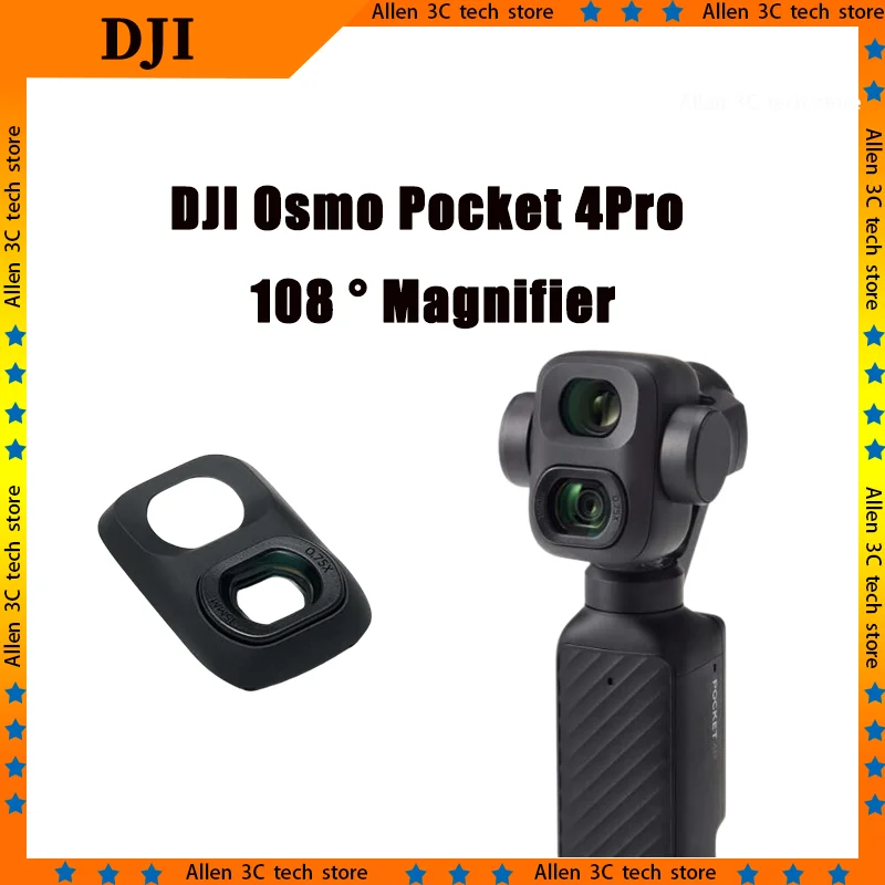 For The Dji Osmo Pocket 4 Pro Professional Wide-Angle Lens Original Camera Accessories Expand The Field Of View To 108 °