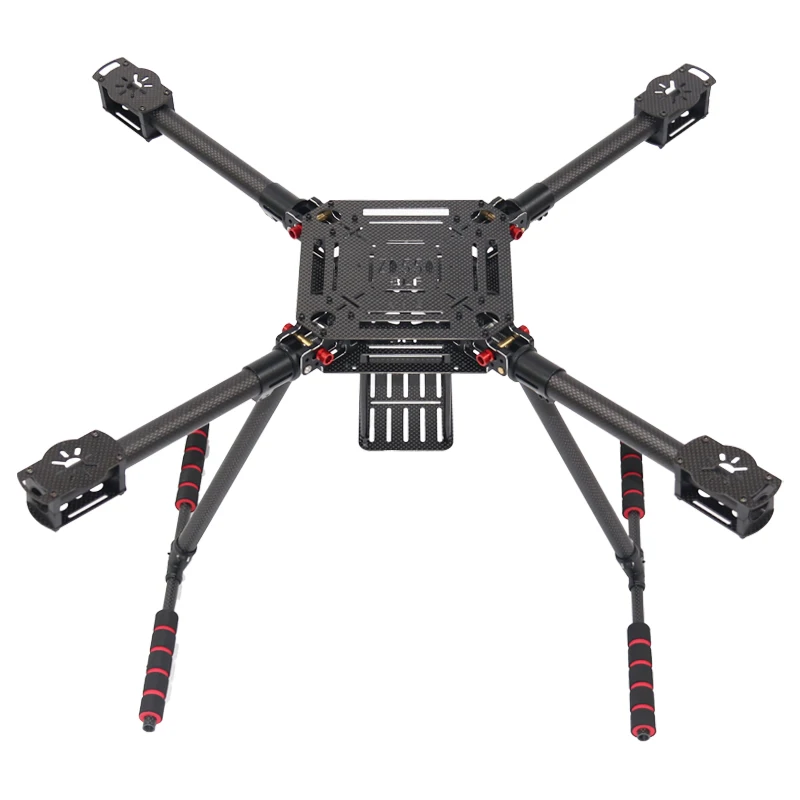 ZD550 550mm Quadricóptero de fibra de carbono FPV Quad com patim de pouso de fibra de carbono F550