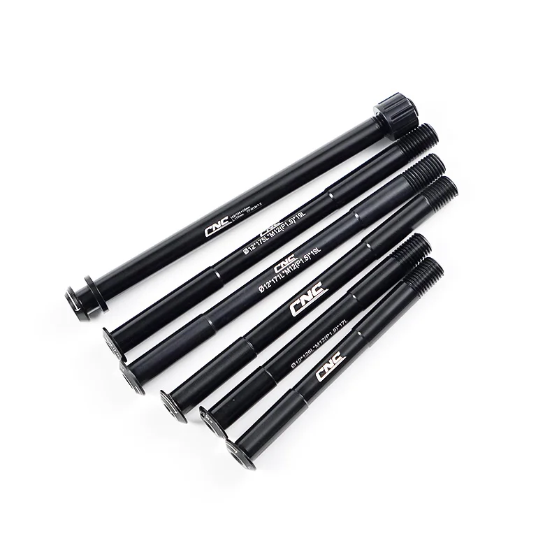 CNC MTB Rennrad Steckachse, Achse für Fahrrad-Schnellspanner, QR, Vorder- und Hinterradachse, Durchgangsachse, M12 123 126 171