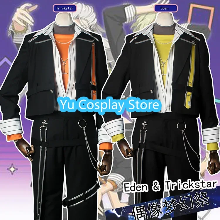 Game Ensemble Stars Eden Trickstar Cosplay Costume Anime Clothing Party Suit Halloween Carnival Uniforms Custom Made