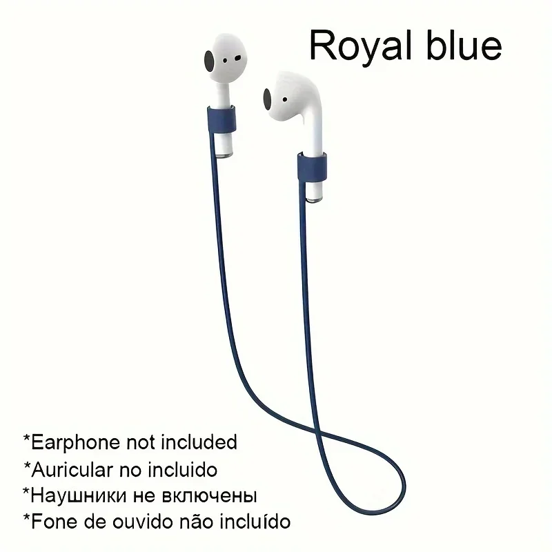 1Pc Earphones Anti-Loss Strap – Silicone Neck Cord for Wireless Earbuds, Comfortable Anti-Drop Lanyard, Birthday Gift for Sports
