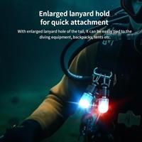 XTAR SD1 4-Color-in-1 LED Lamp Scuba Dive Strobe Beacon Signal Light Rechargeable Diving Flashlight Super Bright Lantern Torch