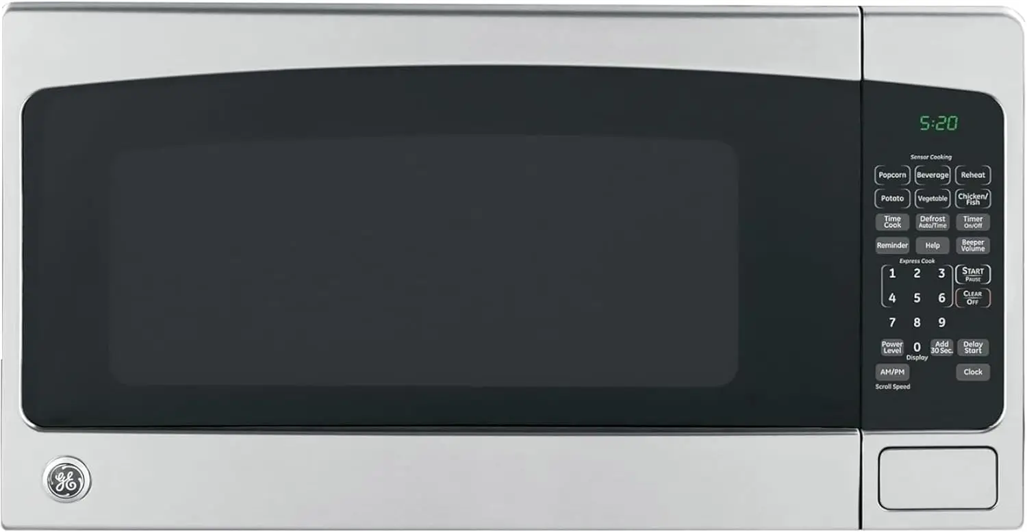 

Compact 0.7 Cu Ft Microwave, 700-Watt, 6 Auto Settings, Child-Lock, Stainless Steel