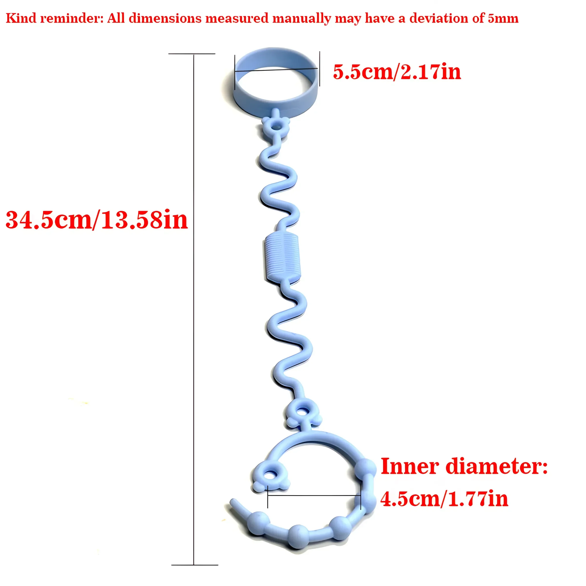 Baby special anti-loss chain food-grade children pacifier anti-drop chain teether toys water cup strap anti-loss rope image 6