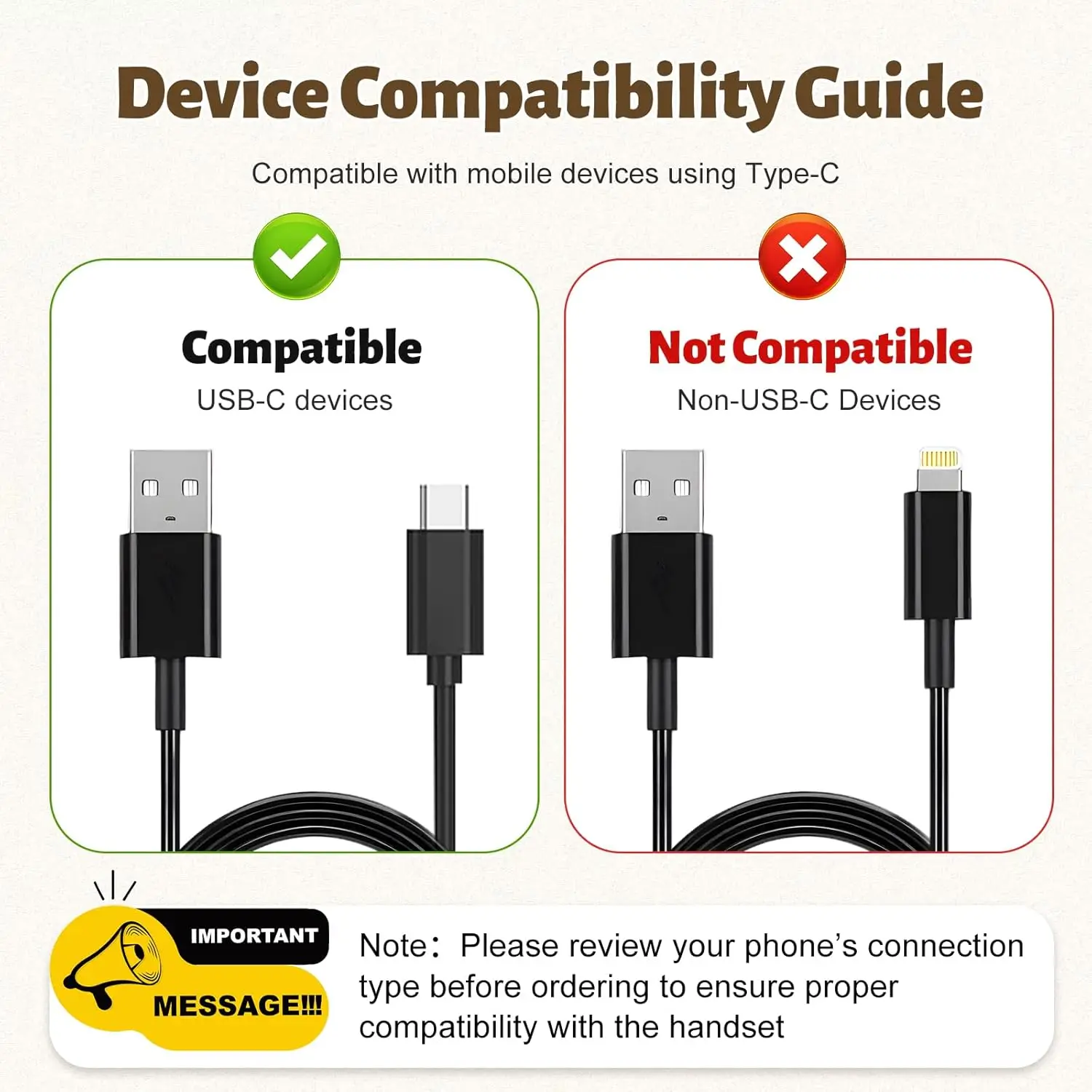 Retro Handset for Mobile Phones Classic Wired Phone Handset with Type-C Connector Vintage Landline for iPhone Android Smartphone view 5