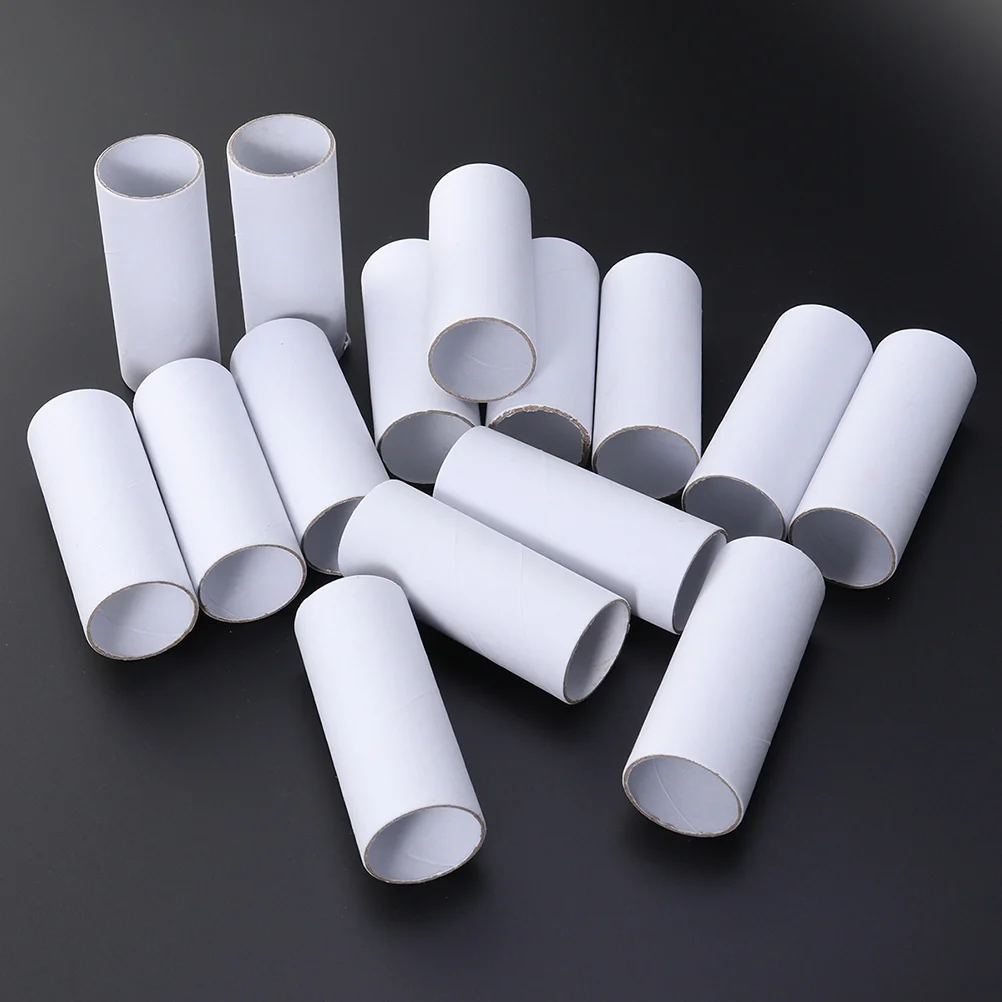 10 Stuks Kraftpapier Buizen Kartonnen Buizen Voor Opslag Kunst Tekeningen Posters Schilderijen Protector Wit Herbruikbare Mailing Rolls Craft