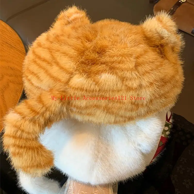 قبعة صوف مرحة ذات طابع حيواني مطابقة لصور الوالدين والطفل #5