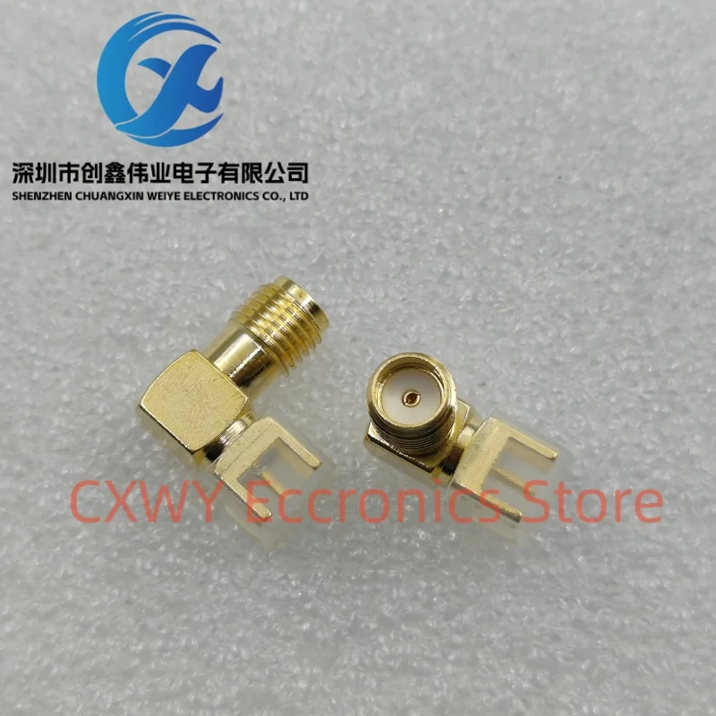 10-100PCS Brand new original BWSMA-KWE-Z001 RF coaxial connector with 90 degree inner hole elbow SMA antenna base