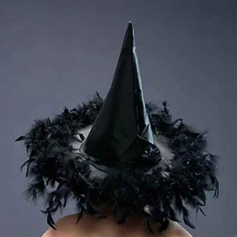 N5KB Halloween Women Witches Mũ cho trang phục Halloween Trang phục trang phục Phụ kiện