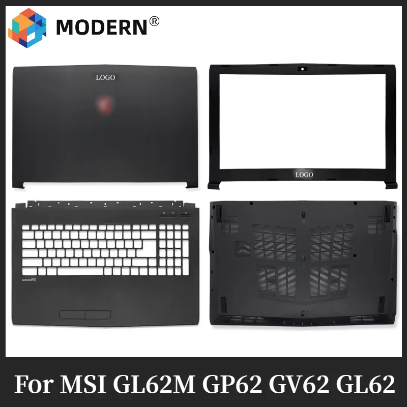 New For MSI GL62M GP62 GV62 GL62 6QF GP62MVR MS-16J9 16J1 Laptop LCD Back Cover/Front Bezel/Hinges Cover/Palmrest/Bottom Case