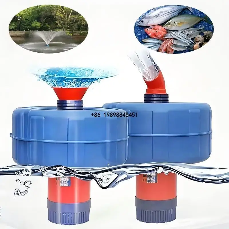 Fish Pond Outlet DC Solar Powered Aerator Solar Floating Pond Oxygenator Pump