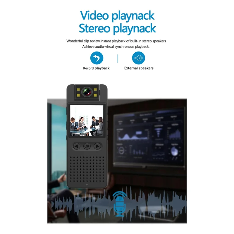 

B68C Инфракрасная спортивная камера 1080P Высокое разрешение Регистратор правоохранительных органов Мини DV Открытый мобильный Wi-Fi Мини-камера