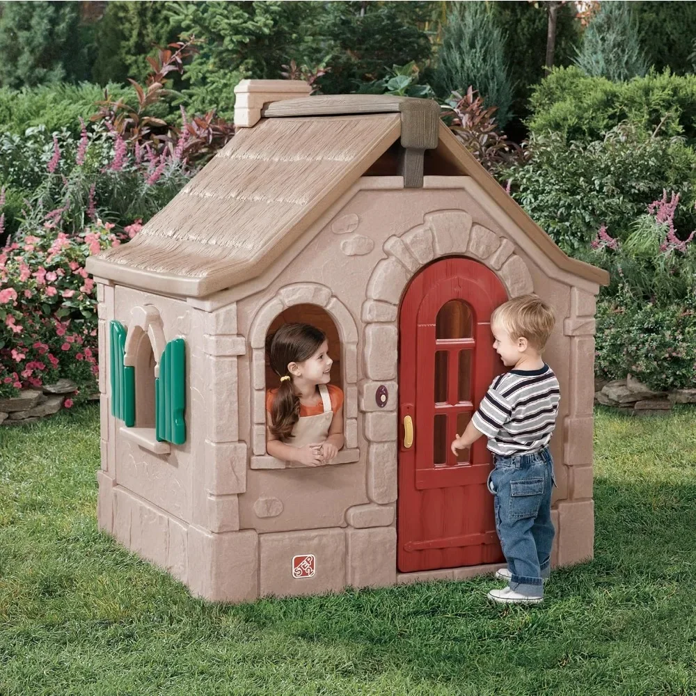 Naturally Playful Storybook Cottage, Brown