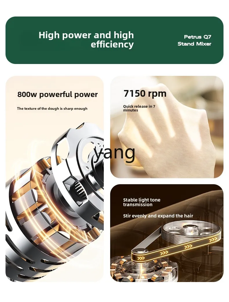 خلاط العجين المنزلي الأوتوماتيكي LMM للخبز التجاري الصغير الصامت