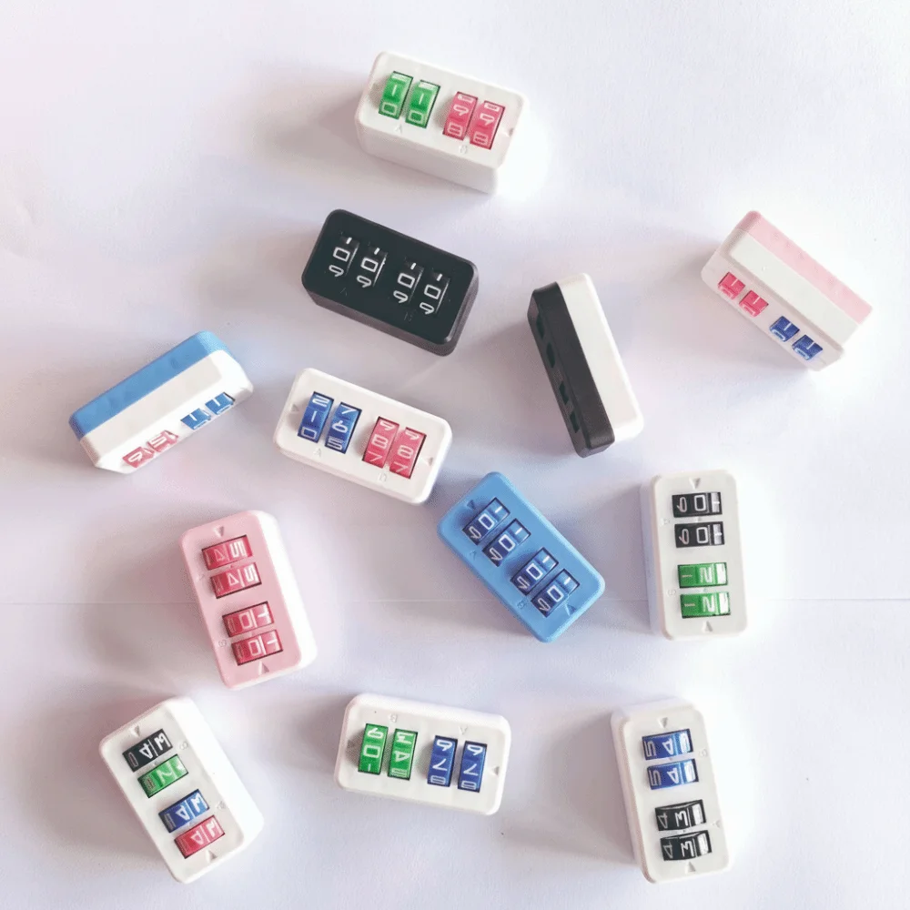 4 Digit Display Board Game Score Tracker Rotating Number Dials Date-Time Display 4 Digit Life Counter Self Discipline Design