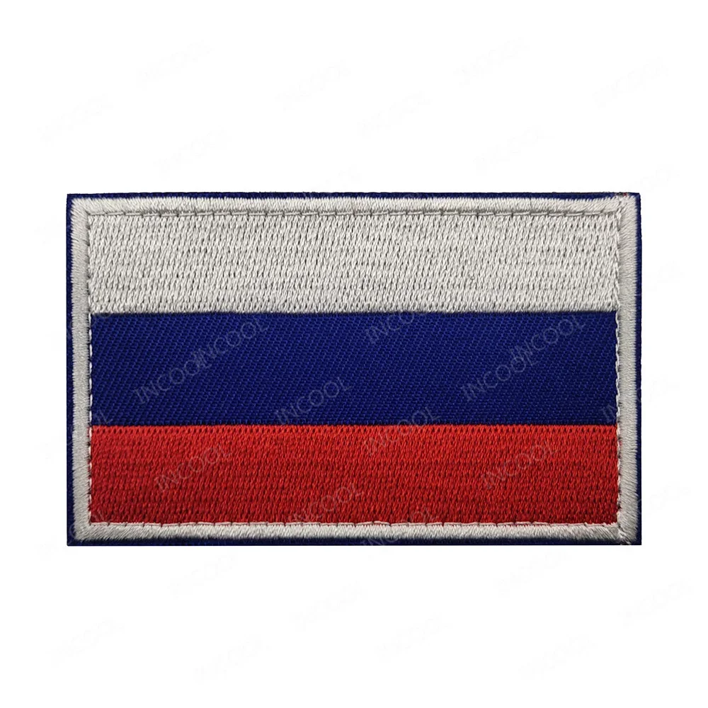 Russia Russian Flag Embroidered Patch The Sakha Yakutia Republic Flags Patches Appliqued Sticker For Clothing Backpack view 4