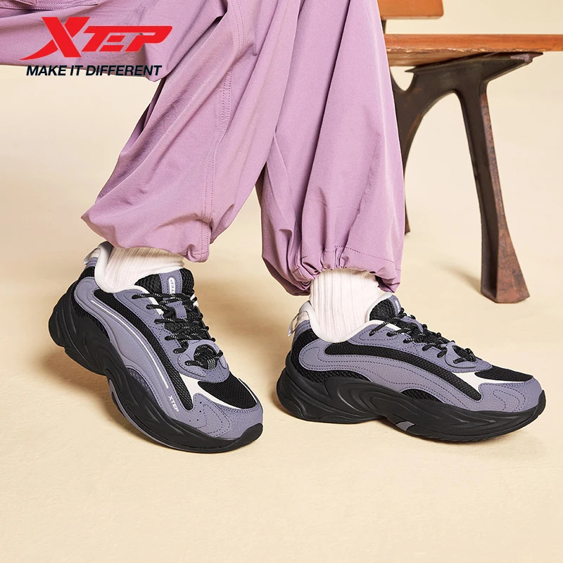 

Xtep Casual Shoes For Women Street Style Support Lightweight Leisure Cushioning Outdoor Soft Stability Sneakers 875418320007